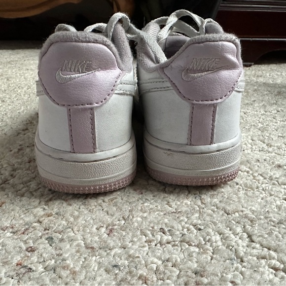 Nike Air Force 1 low white pink youth girls - Picture 2 of 5